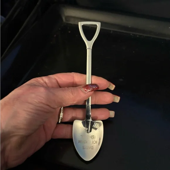 Personalized Dad's Ice Cream Shovel Funny Engraved Stainless Steel Spoon /Shovel - Picture 8 of 12